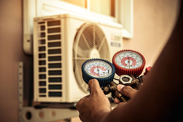 Professional Hvac technician working in Westover, AL